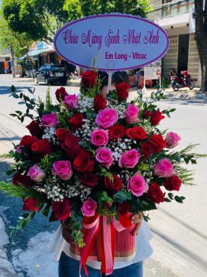 Giỏ hoa sinh nhật - 21